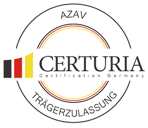 AZAV zertifiziert Certuria Siegel